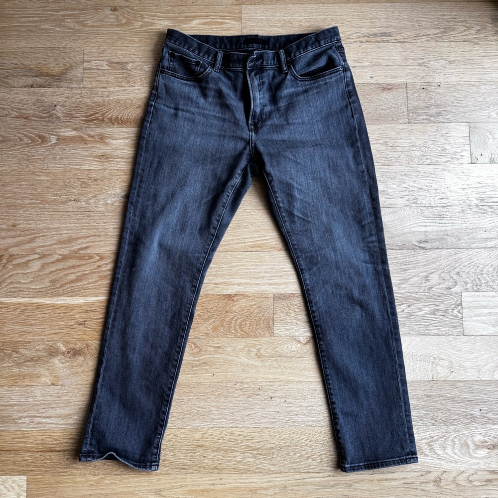 Uniqlo Faded Black / Gray Wash Jeans